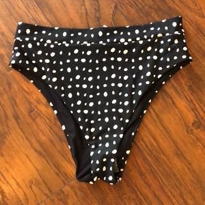 NWT Aerie polka dot high waisted bikini bottoms!